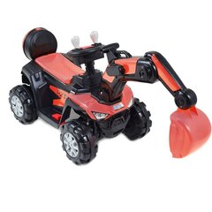 Vaikiškas akumuliatorinis ekskavatorius Super Toys YW1788, raudonas цена и информация | Электромобили для детей | pigu.lt