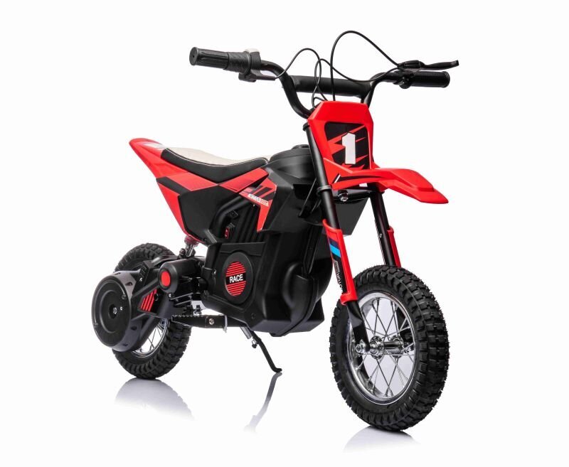 Vaikiškas akumuliatorinis krosinis motociklas Super Toys BDM-0952-24, raudonas kaina ir informacija | Elektromobiliai vaikams | pigu.lt