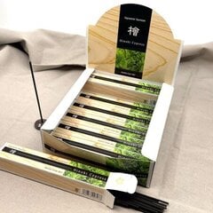 Японские бездымные благовония с курильницей Hinoki Cypress (серия Imagine), Baieido, 40 шт. цена и информация | Ароматы для дома | pigu.lt