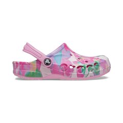 Šlepetės mergaitėms Crocs™ Baya 209728 308043, rožinės цена и информация | Детские тапочки, домашняя обувь | pigu.lt