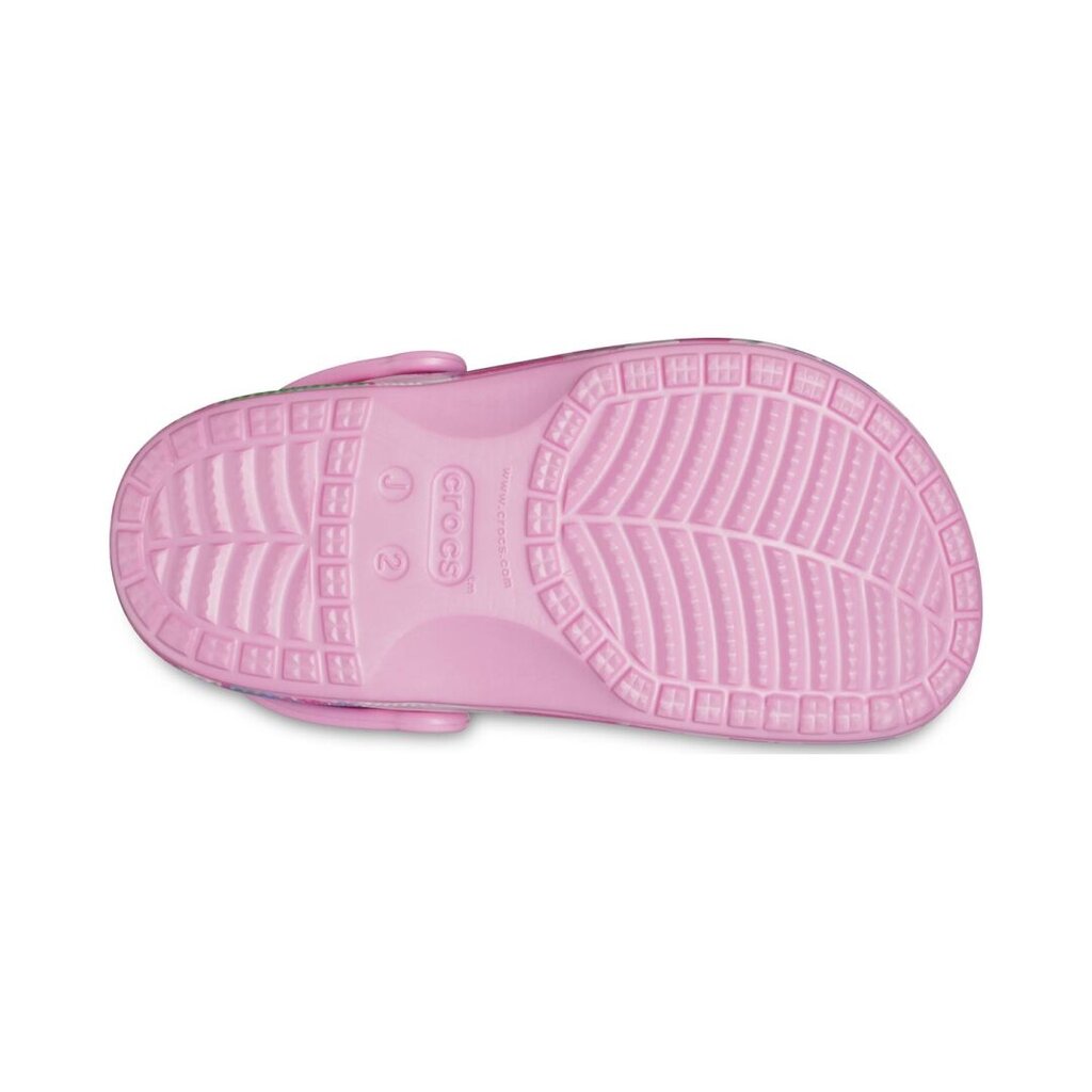 Šlepetės mergaitėms Crocs™ Baya 209728 308043, rožinės цена и информация | Šlepetės, kambario avalynė vaikams | pigu.lt