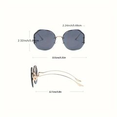 Солнцезащитные очки в стиле омбре для женщин. цена и информация | Женские солнцезащитные очки, неоновые розовые | pigu.lt