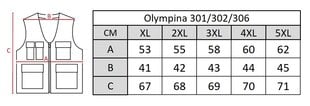 Liemenė vyrams Olympina 306, žalia kaina ir informacija | Vyriškos liemenės | pigu.lt