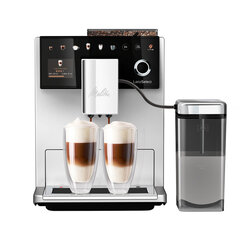 "Melitta LatteSelect Frosted Silver Black kaina ir informacija | Kavos aparatai | pigu.lt