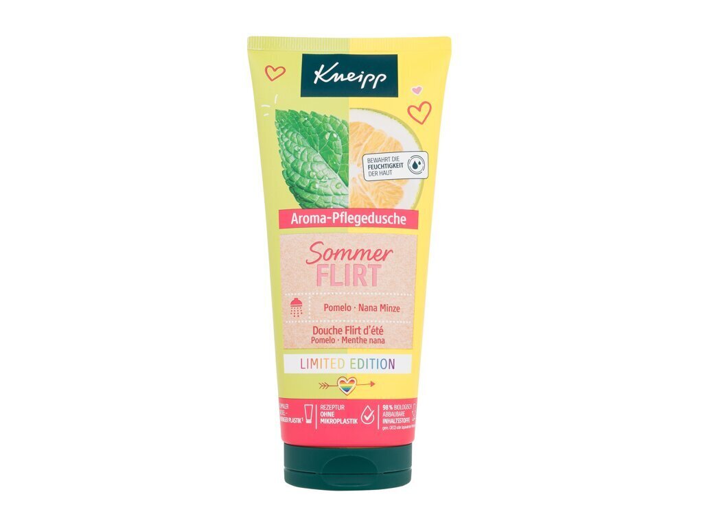 Dušo žėlė Kneipp Summer Flirt Body Wash, 200 ml цена и информация | Dušo želė, aliejai | pigu.lt