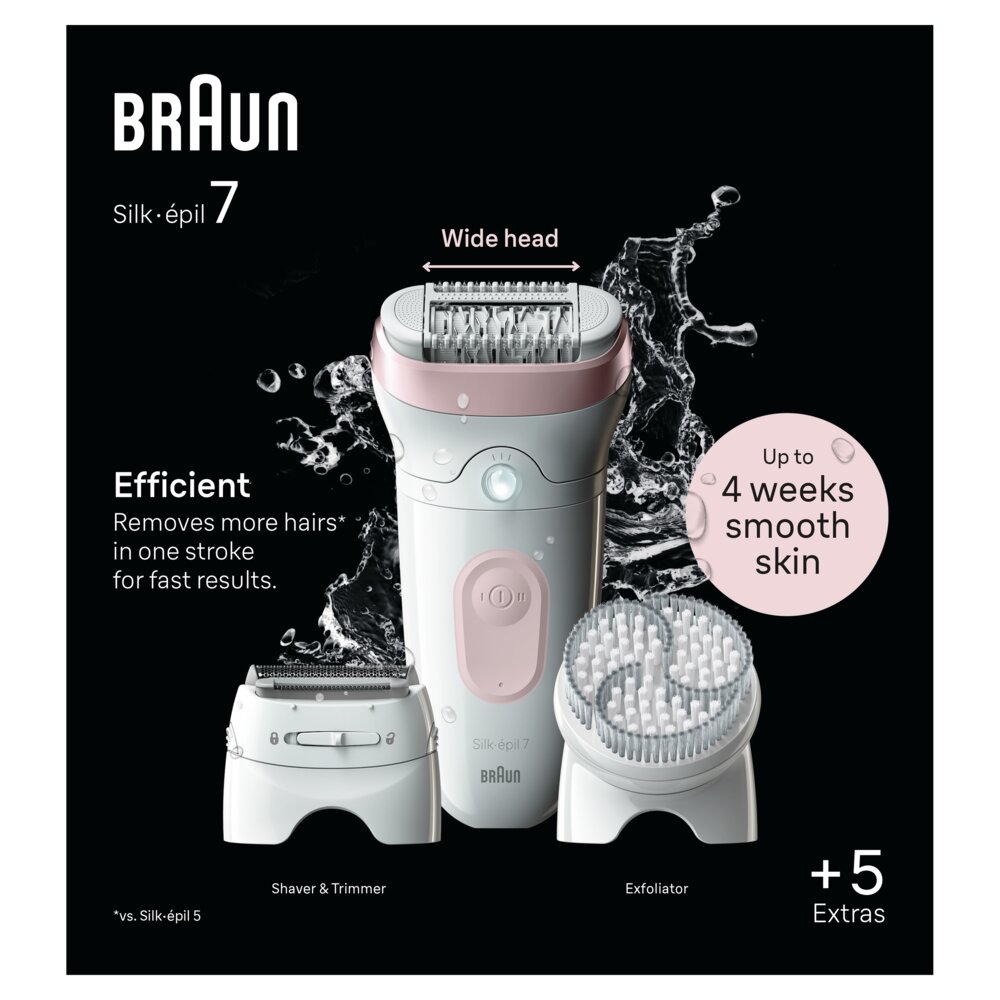 Braun Silk-Epil 7 SE7-060 цена и информация | Epiliatoriai | pigu.lt