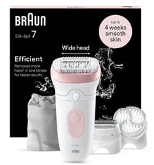 Braun Silk-Epil 7 SE7-060 цена и информация | Эпиляторы | pigu.lt