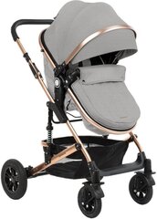 Universalus vežimėlis KikkaBoo Amaia 3in1, Light Grey kaina ir informacija | Vežimėliai | pigu.lt