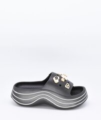 Обувь для бассейна для женщин, Fashion, 21918261 EIAP00005135, чёрный цена и информация | Женские тапочки | pigu.lt