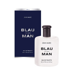 Tualetinis vanduo Jean Marc Blau Man EDT vyrams, 100 ml цена и информация | Мужские духи | pigu.lt