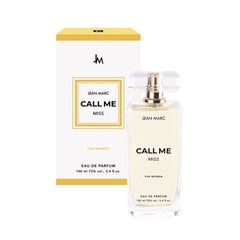 JEAN MARC sieviešu parfimērijas ūdens CALL ME MISS, 100ml цена и информация | Женские духи | pigu.lt