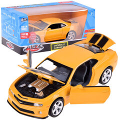 Chevrolet Camaro SS 1:32, желтый цена и информация | Игрушки для мальчиков | pigu.lt
