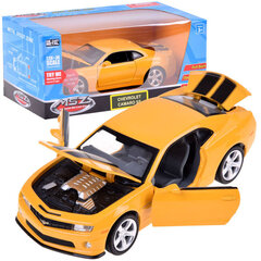 Metalinis automobilis Chevrolet Camaro Die-Cast, geltonas kaina ir informacija | Žaislai berniukams | pigu.lt