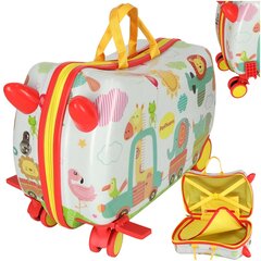Vaikiškas kelioninis lagaminas ant ratukų Zoo kaina ir informacija | Lagaminai, kelioniniai krepšiai | pigu.lt