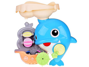 Vonios žaislas Laimingas Delfinas, įvairių spalvų, 35x30x12 cm kaina ir informacija | Vandens, smėlio ir paplūdimio žaislai | pigu.lt