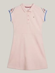 Платье TOMMY HILFIGER Polo Shoulder Stripe Dress KG0KG07943TJQ 540125556 цена и информация | Платья для девочек | pigu.lt