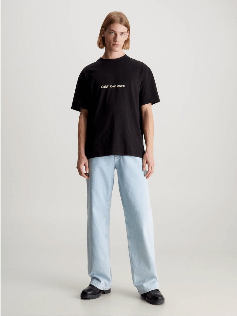 Marškinėliai vyrams Calvin Klein Jeans, juodi цена и информация | Vyriški marškinėliai | pigu.lt