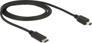 Delock 83603, USB-C/Mini USB-B, 1 м цена и информация | Кабели и провода | pigu.lt