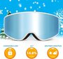 Slidinėjimo akiniai EXP Vision, mėlyni цена и информация | Slidinėjimo akiniai | pigu.lt