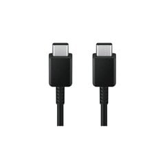 Кабель Samsung EP-DX510JBEGEU USB-C - USB-C | 5A | 100W | 1,8 м черный (OEM) цена и информация | Кабели для телефонов | pigu.lt