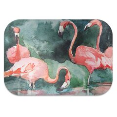 Apsauginis grindų kilimėlis Decormat Dažyti flamingos, 120x90 cm, įvairių spalvų kaina ir informacija | Biuro kėdės | pigu.lt