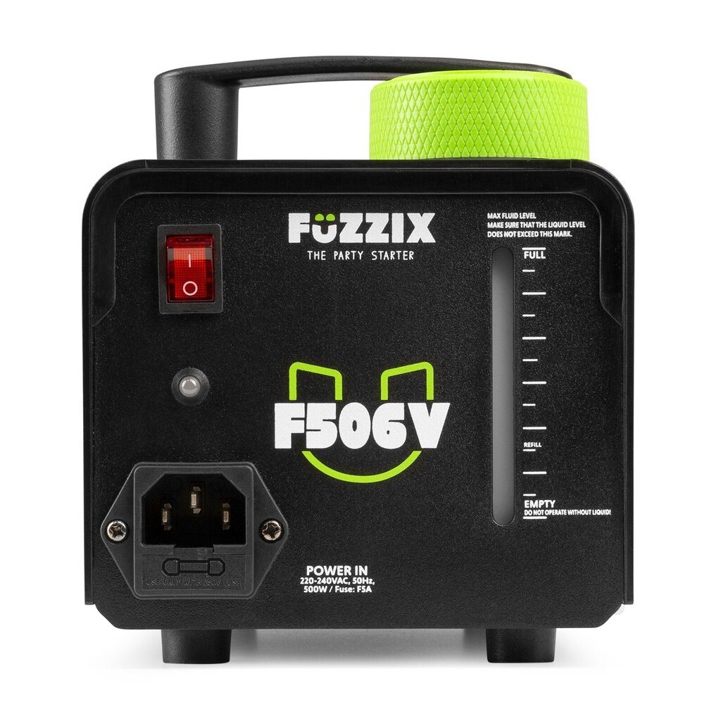 Vertikali dūmų mašina Fuzzix F506V, juoda kaina ir informacija | Dekoracijos šventėms | pigu.lt