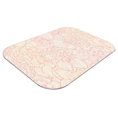 Apsauginis grindų kilimėlis Decormat Rožiniai bijūnai, 120x90 cm, įvairių spalvų kaina ir informacija | Biuro kėdės | pigu.lt