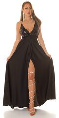 Suknelė moterims RM7855-1, juoda цена и информация | Платья | pigu.lt