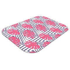 Apsauginis grindų kilimėlis Decormat Rožiniai lapai, 120x90 cm, įvairių spalvų kaina ir informacija | Biuro kėdės | pigu.lt