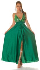 Suknelė moterims RM7855-4, žalia kaina ir informacija | Suknelės | pigu.lt
