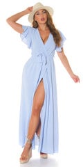 Suknelė moterims RM07804-2, mėlyna kaina ir informacija | Suknelės | pigu.lt