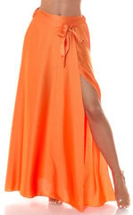 Sijonas moterims RM06121-3, oranžinis цена и информация | Юбки | pigu.lt