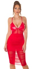 Suknelė moterims RM0660-2, raudona kaina ir informacija | Suknelės | pigu.lt