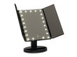 Kosmetinis veidrodis su LED apšvietimu Berimax, juodas, 1 vnt. kaina ir informacija | Kosmetinės, veidrodėliai | pigu.lt