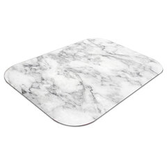 Apsauginis grindų kilimėlis Decormat Baltas marmuras, 140x100 cm, įvairių spalvų kaina ir informacija | Biuro kėdės | pigu.lt