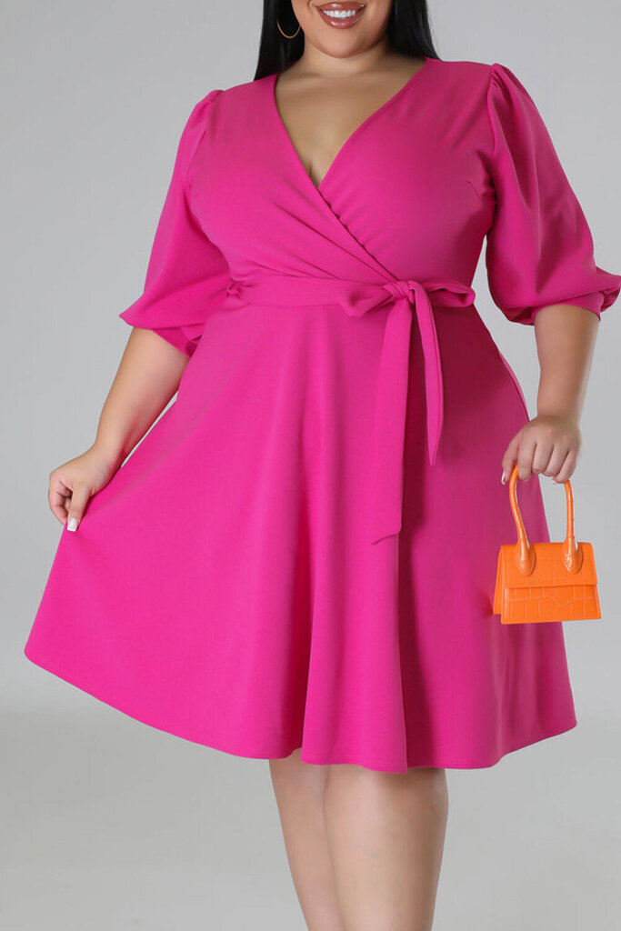 Suknelė moterims PL61714-6, rožinė цена и информация | Suknelės | pigu.lt