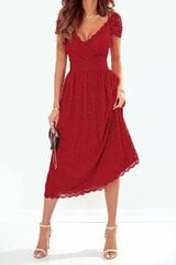 Suknelė moterims LC615796-3, raudona цена и информация | Платья | pigu.lt