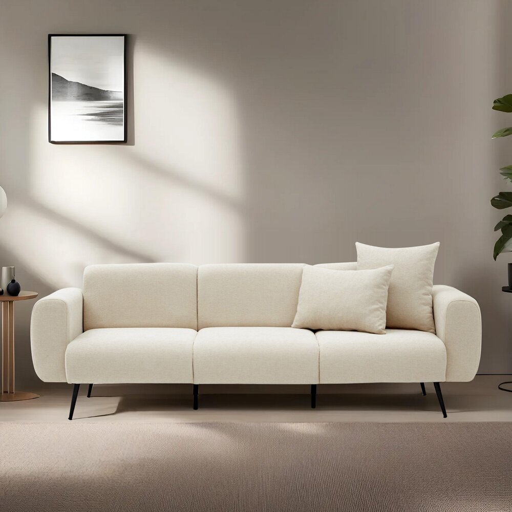 Sofa Side, smėlio spalvos kaina ir informacija | Sofos | pigu.lt