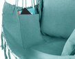 Pakabinamas fotelis Fluxar 100 cm, žalias kaina ir informacija | Lauko kėdės, foteliai, pufai | pigu.lt