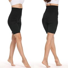 Спортивные шорты-капри с эффектом сауны для женщин PerfPerform, черные цена и информация | Корсет для похудения, корректирующий талию | pigu.lt