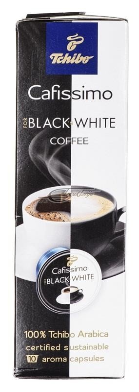 Tchibo Kavos kapsulės Cafissimo Black and White 10 kapsulių, 75g kaina ir informacija | Kava, kakava | pigu.lt