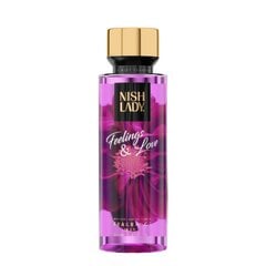 Kūno purškiklis Nishlady Fragrance Mist Feelings & Love, 260 ml kaina ir informacija | Parfumuota kosmetika moterims | pigu.lt