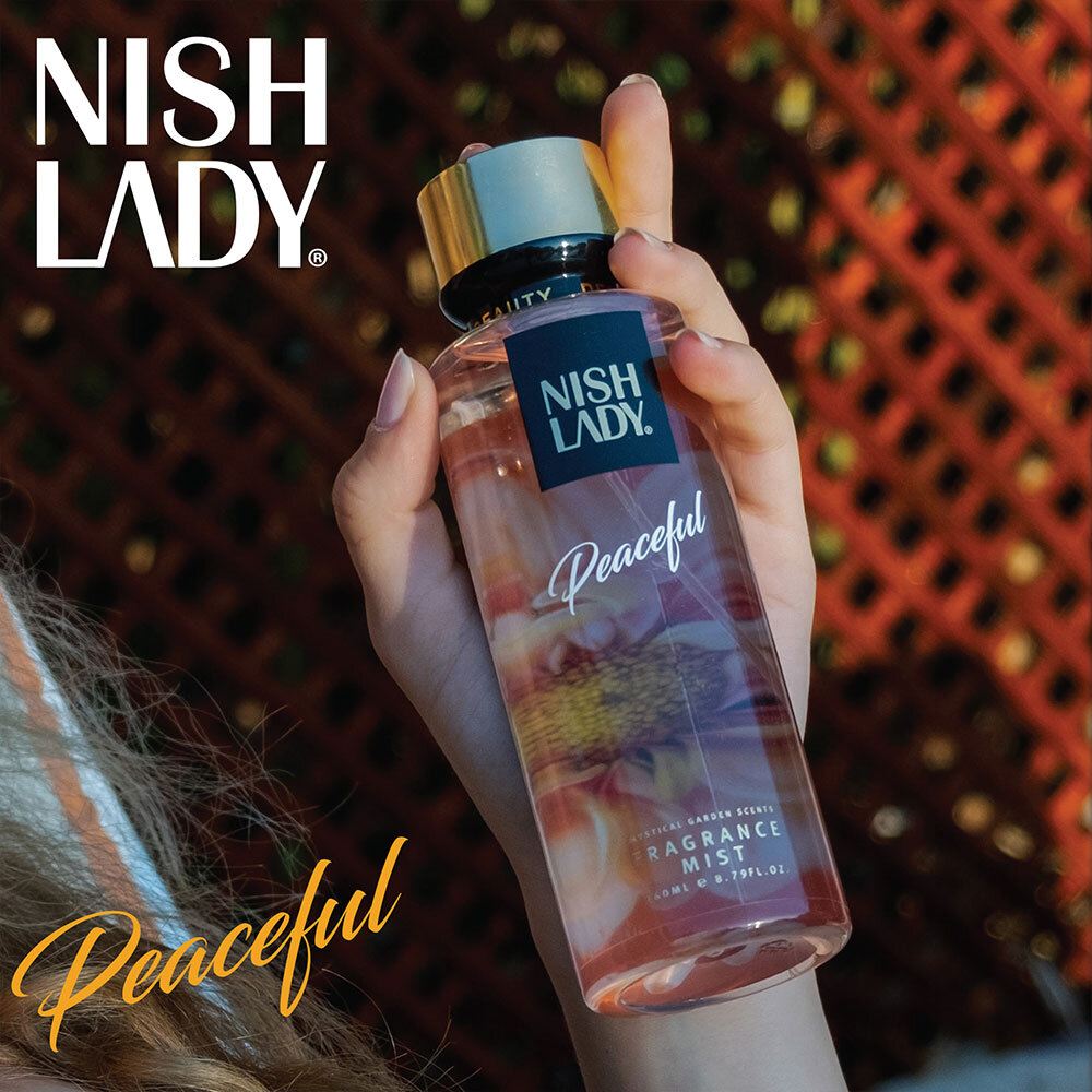 Kūno purškiklis Nishlady Fragrance Mist Peaceful, 260 ml kaina ir informacija | Parfumuota kosmetika moterims | pigu.lt