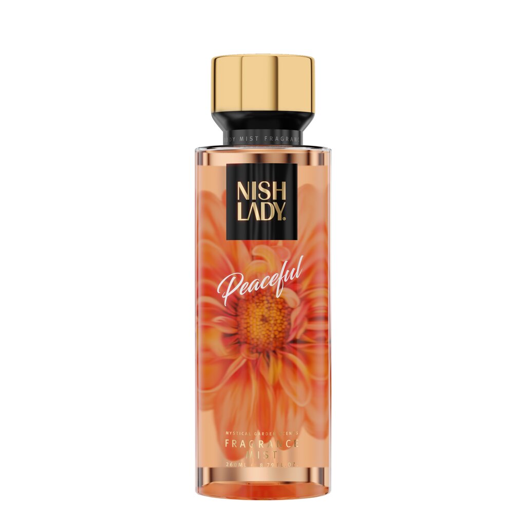 Kūno purškiklis Nishlady Fragrance Mist Peaceful, 260 ml цена и информация | Parfumuota kosmetika moterims | pigu.lt