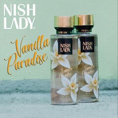 Kūno purškiklis Nishlady Fragrance Mist Vanilla Paradise, 260 ml kaina ir informacija | Parfumuota kosmetika moterims | pigu.lt