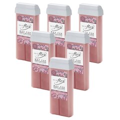 Vaško kasetė ItalWax Flex Rose Oil, 6x100 ml kaina ir informacija | Depiliacijos priemonės | pigu.lt