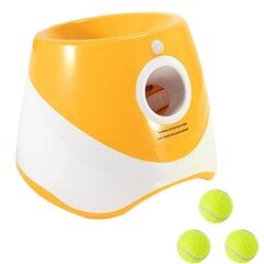 Šunų kamuoliukų mėtytuvas, geltonas цена и информация | Игрушки для собак | pigu.lt