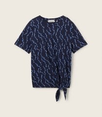 Tom Tailor женская футболка 1040186*35712, тёмно-синий 4067672327244 цена и информация | Женские футболки | pigu.lt