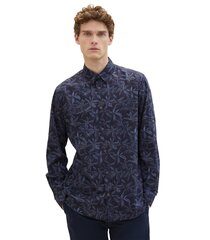 Tom Tailor мужская рубашка 1040984*35098, тёмно-синий 4067672015301 цена и информация | Рубашка мужская | pigu.lt
