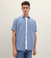 Tom Tailor marškiniai vyrams 1042351*34922, mėlyni kaina ir informacija | Vyriški marškiniai | pigu.lt